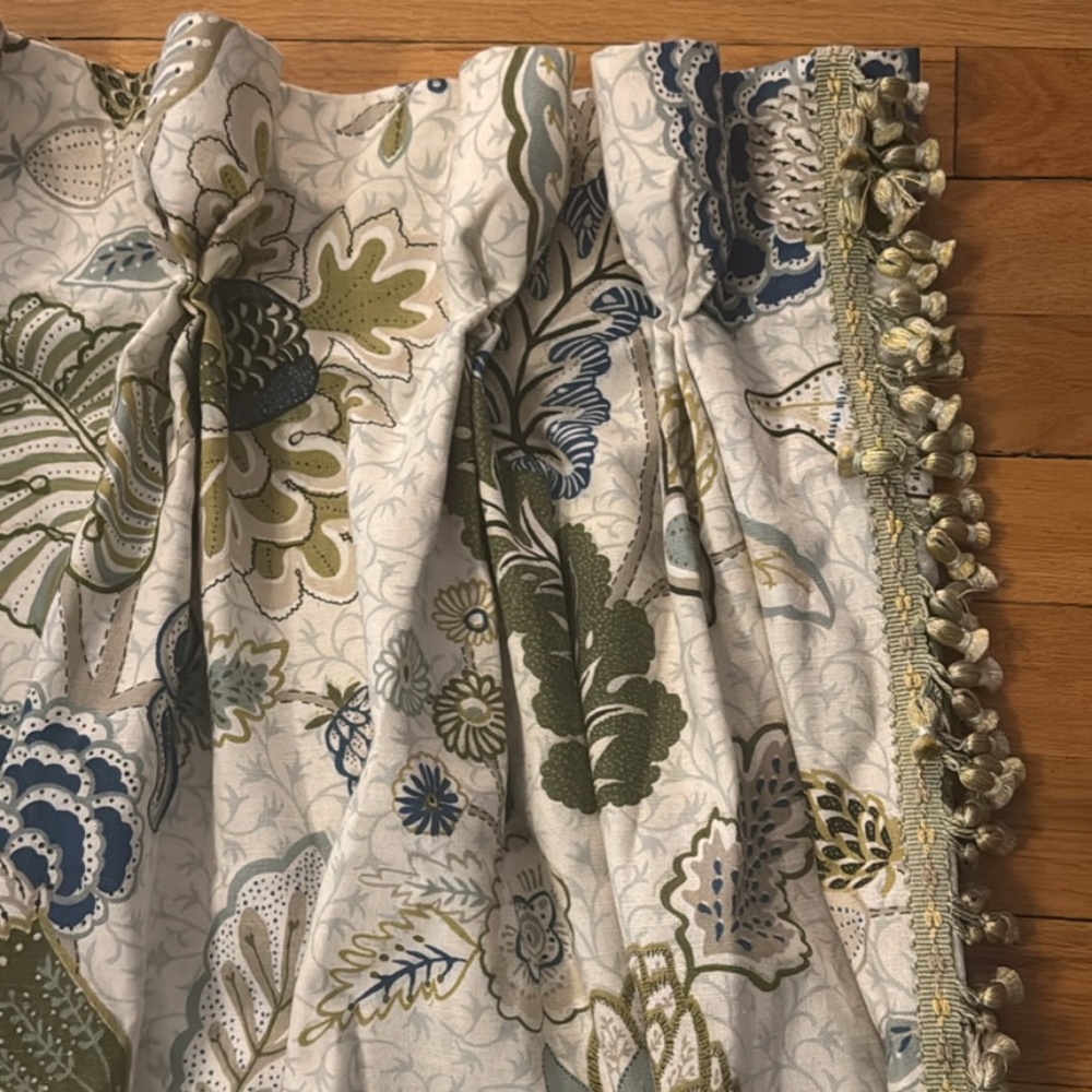 Ballard designs custom curtains